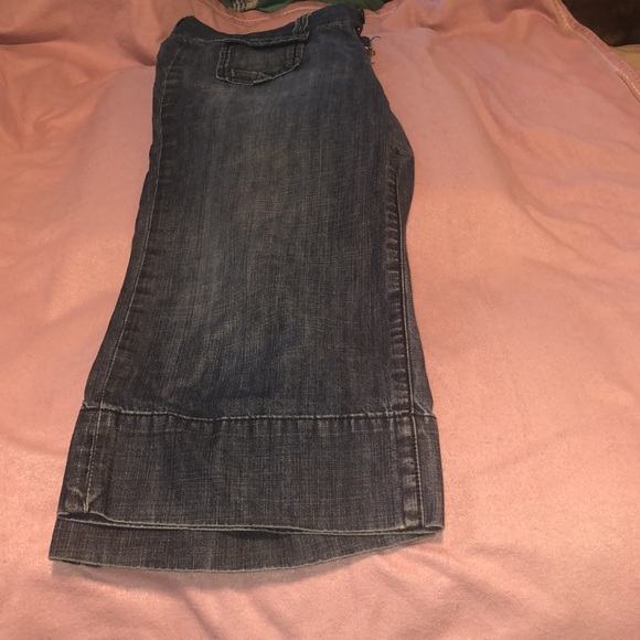 Lucky brand size 6 or size 28 petal pusher pants blue denim - Picture 2 of 8